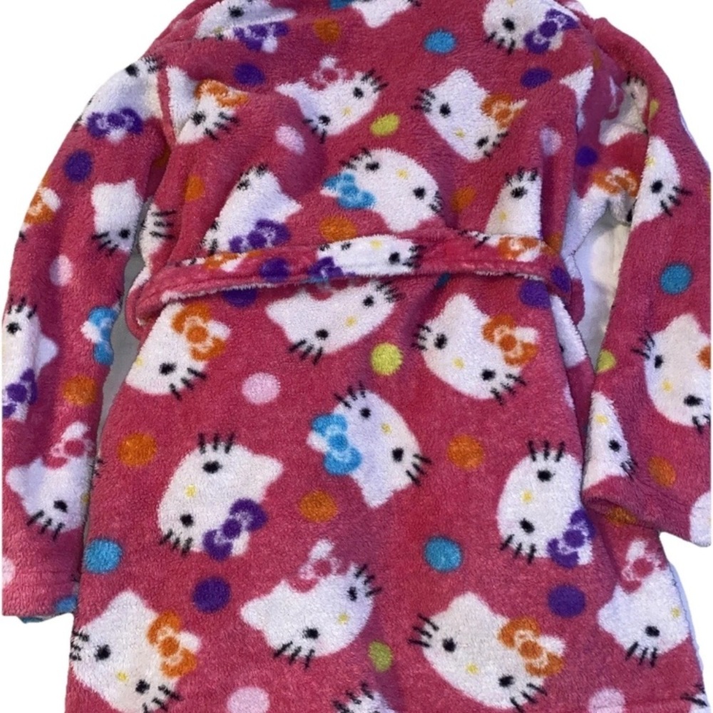 Hello Kitty Robe Kids Size 6 - Picture 5 of 5